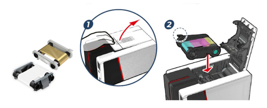 How-to-Install-Evolis-Printer-Ribbon-Cartridge