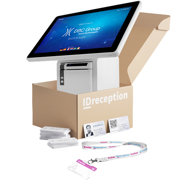Visitor-Management-Touch-Screen-Tablet-Built-in-Paper-ID-Badge-Printer